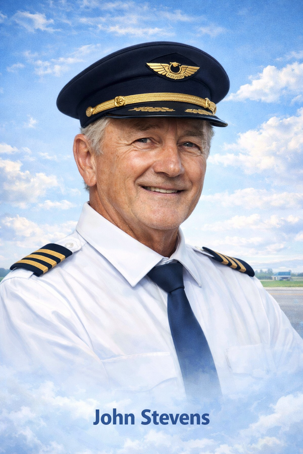 Portrait of John Stevens, experienced aviation instructor and pilot